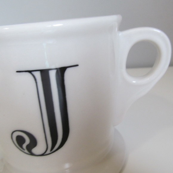 Anthropologie Initial Monogram Coffee Mug J - Picture 8 of 8